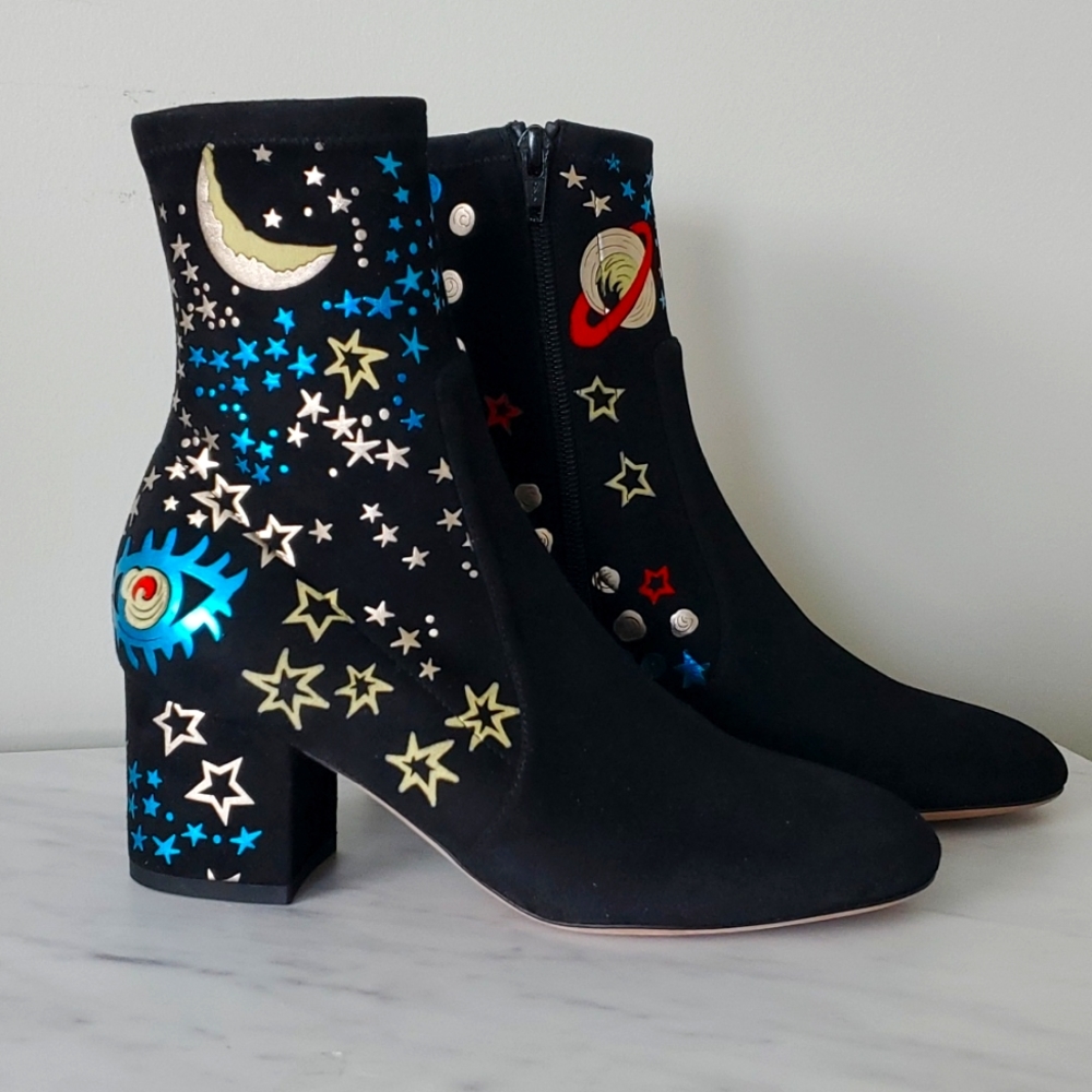 Valentino Astro Metallic Bootie